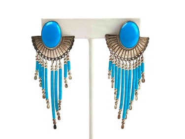 Sterling Silver and Turquoise Southwest Earrings