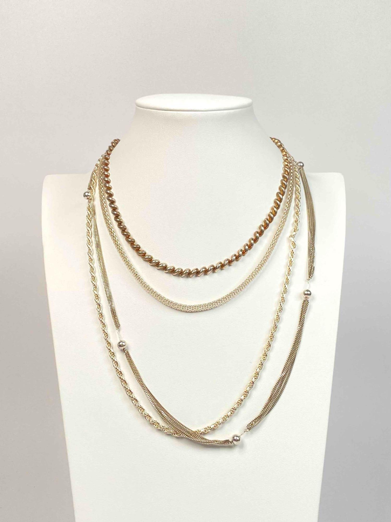 Four Sterling Silver Necklaces (1 of 12)