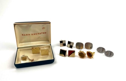 Group of Men's Cuff Links (Anson, Napier, Dante, Simmons, Mr. X)