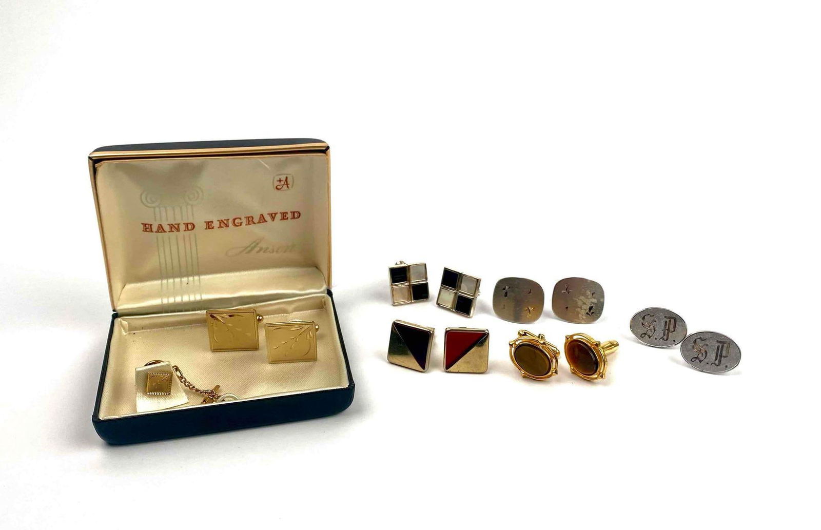 Group of Men's Cuff Links (Anson, Napier, Dante, Simmons, Mr. X) (1 of 12)