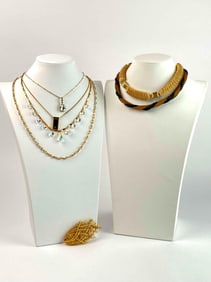 Group of Costume Jewelry Necklaces and Pendant (Avon, Sarah Coventry, Sandra David, Etc.)