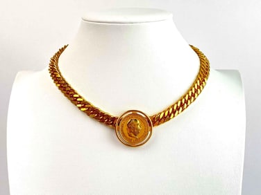 Miriam Haskell Coin Necklace