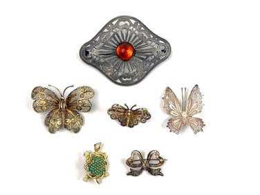 Art Nouveau Brooches
