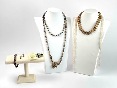 Group of Natural Stone Jewelry