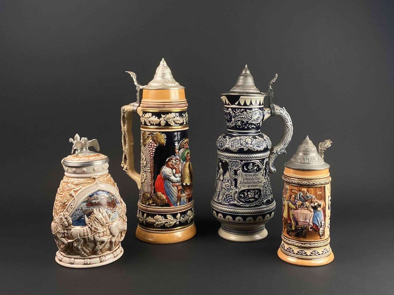 Four German Beer Stein (Avon Clydesdales Hitch, Jacob Thewalt, Marzi and Remy) (1 of 12)