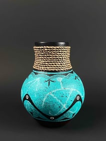 Signed Rachel Aragon Acoma Pottery