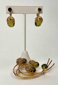 Vintage Sarah Coventry Fruit Jewelry Set