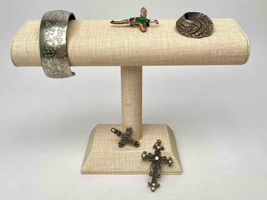 Lot of 5 Pewter Jewelry Pieces