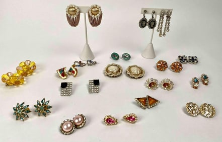 Seventeen Antique and Vintage Earrings