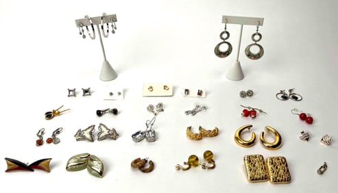 Twenty-Seven Vintage Earrings