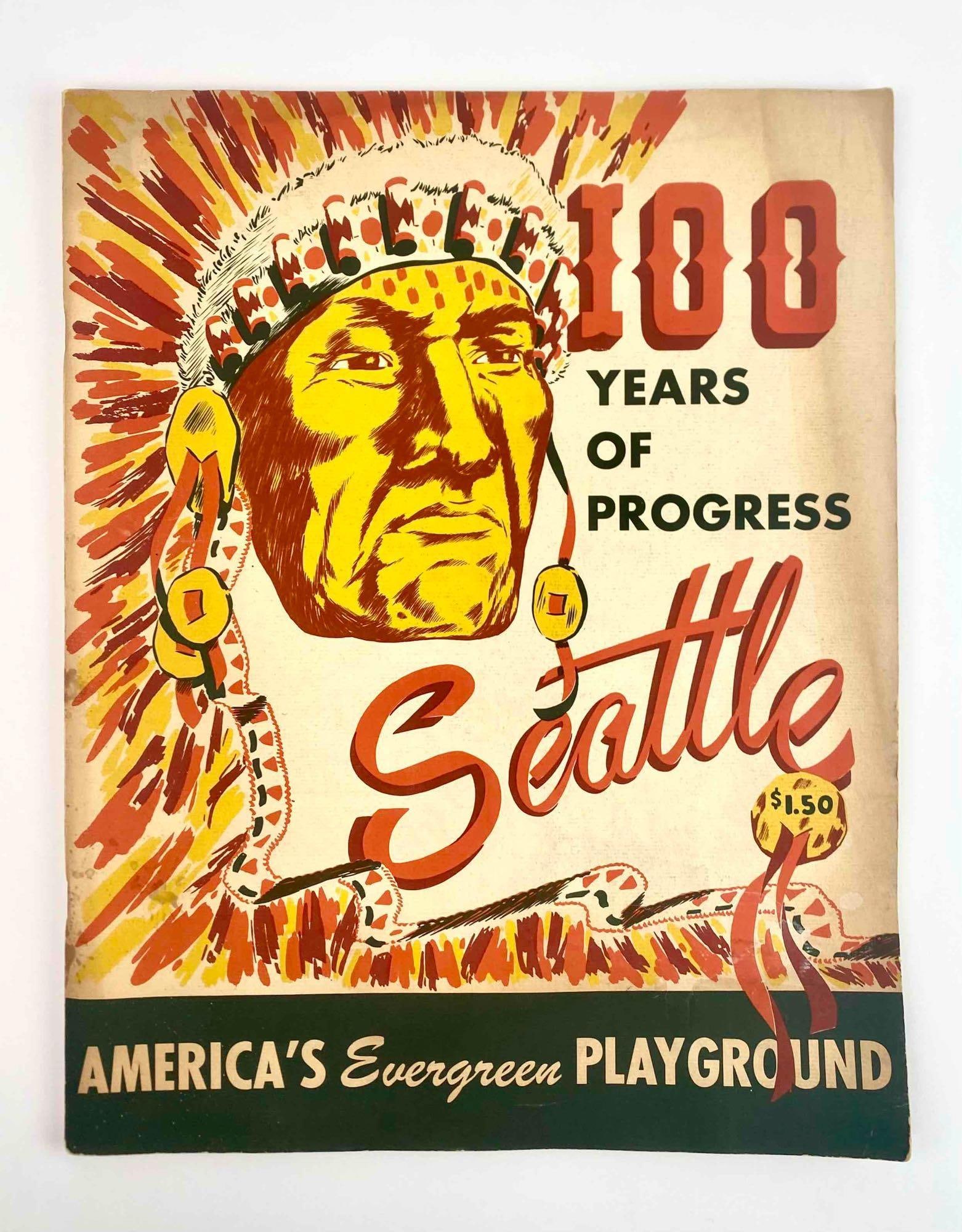Vintage "100 Years of Progress Seattle, Washington" Booklet (1 of 12)