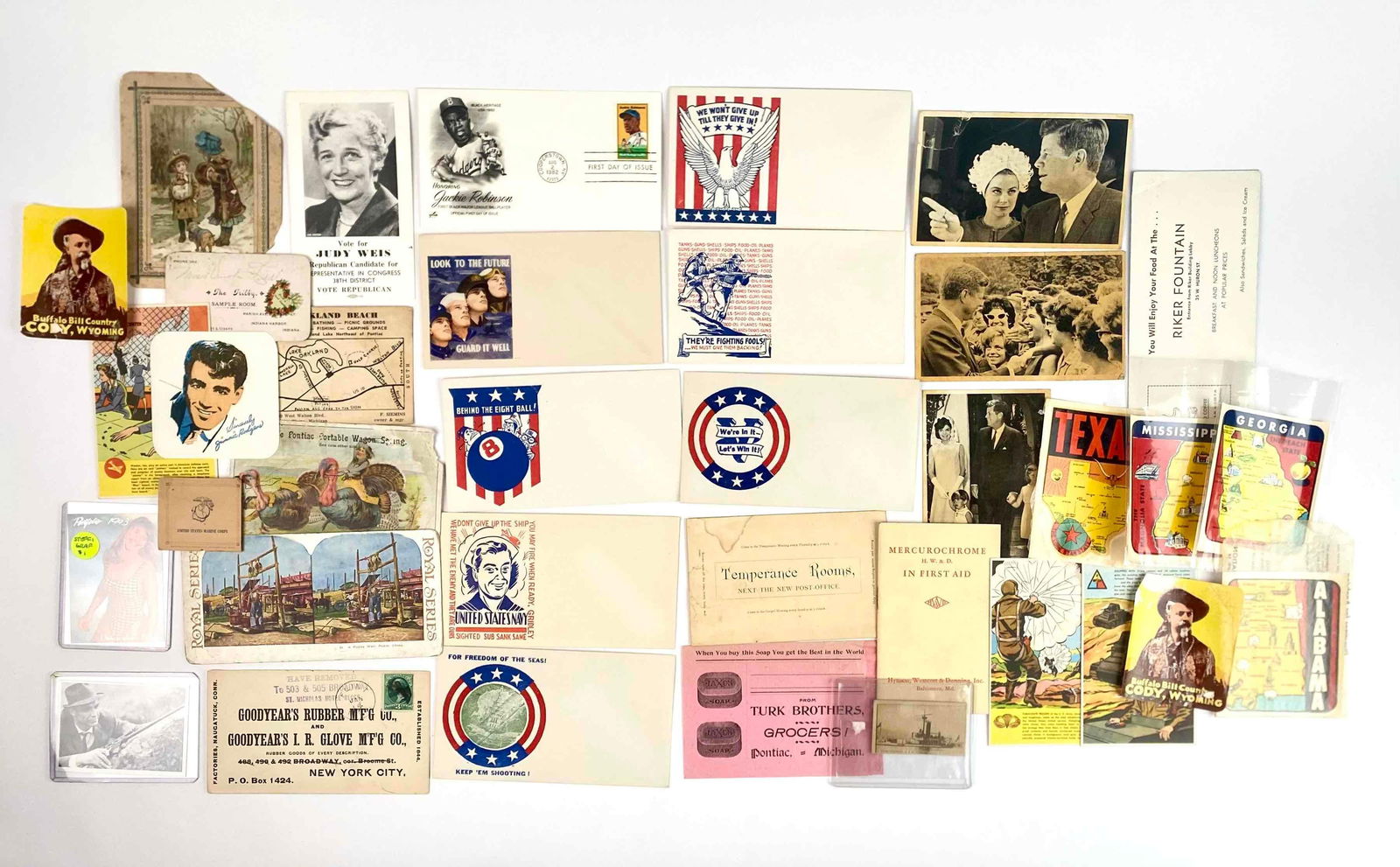 Vintage Political and Cultural Ephemera (Envelops, Postcards, Photos, Advertisement, Etc.) (1 of 10)
