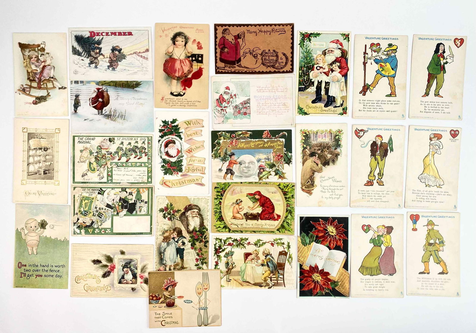 Antique Holiday Postcards (Christmas, Valentines Day) (1 of 11)