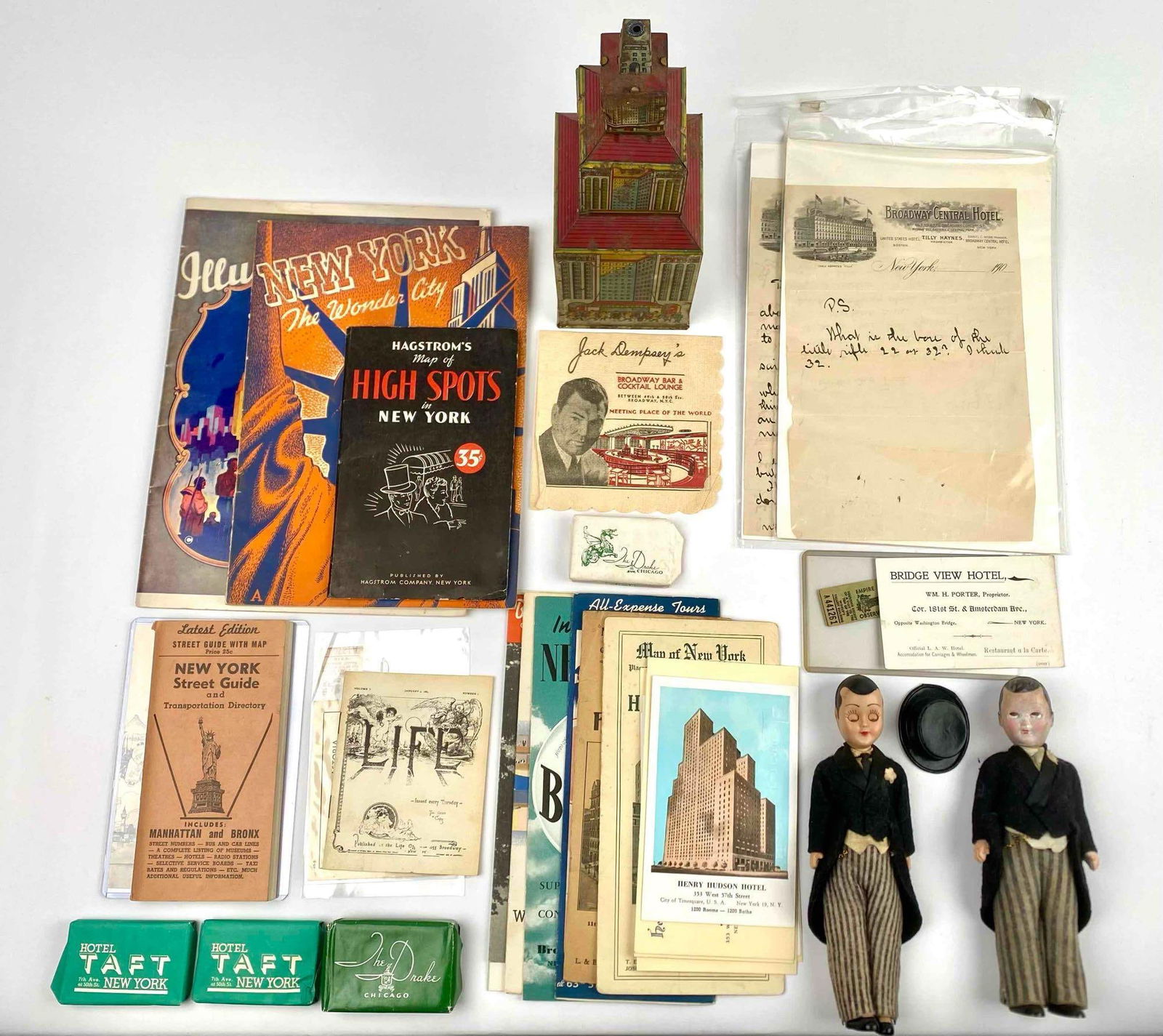 Lot of New York and Chicago Memorabilia and Ephemera (1 of 12)