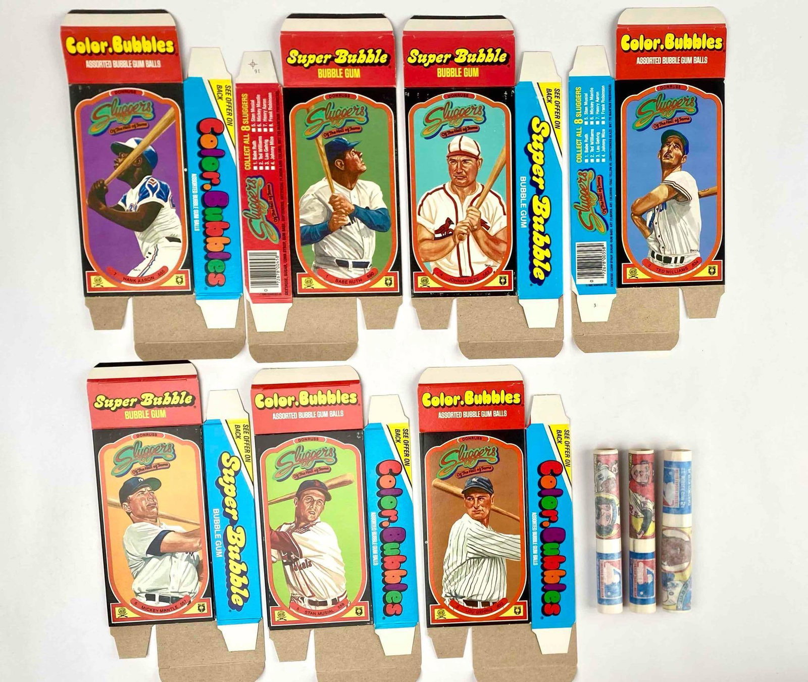 Lot of Vintage Baseball Ephemera (Topps Chewing gum, Color Bubble and Super Bubble) (1 of 12)
