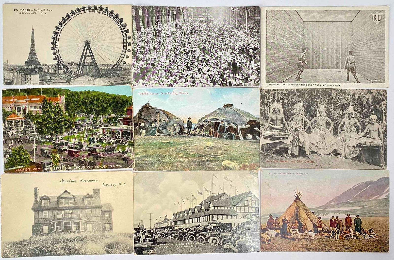 76 Assorted Early Twentieth Century Travel Post Cards (1 of 12)