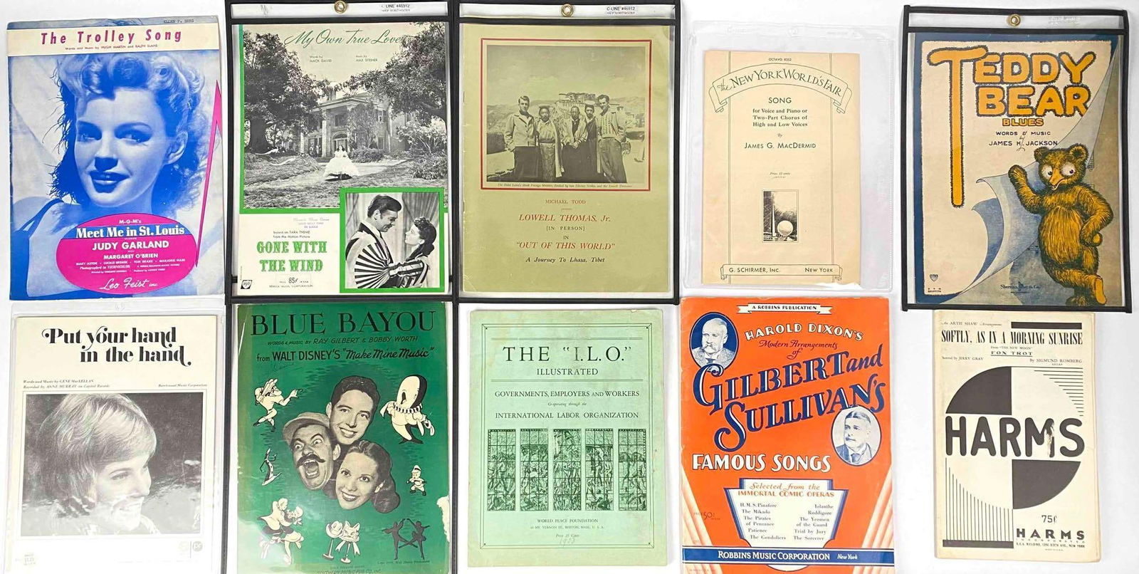 Large Lot of Assorted Sheet Music - 90 Scores (1 of 9)