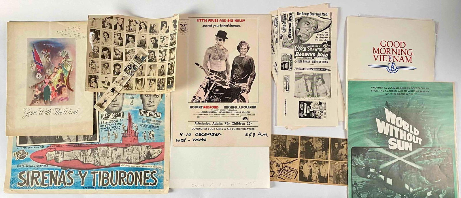 Lot of 13 Movie Ephemera, Mid 20th Century - Press Information, Good Morning Vietnam (1 of 12)