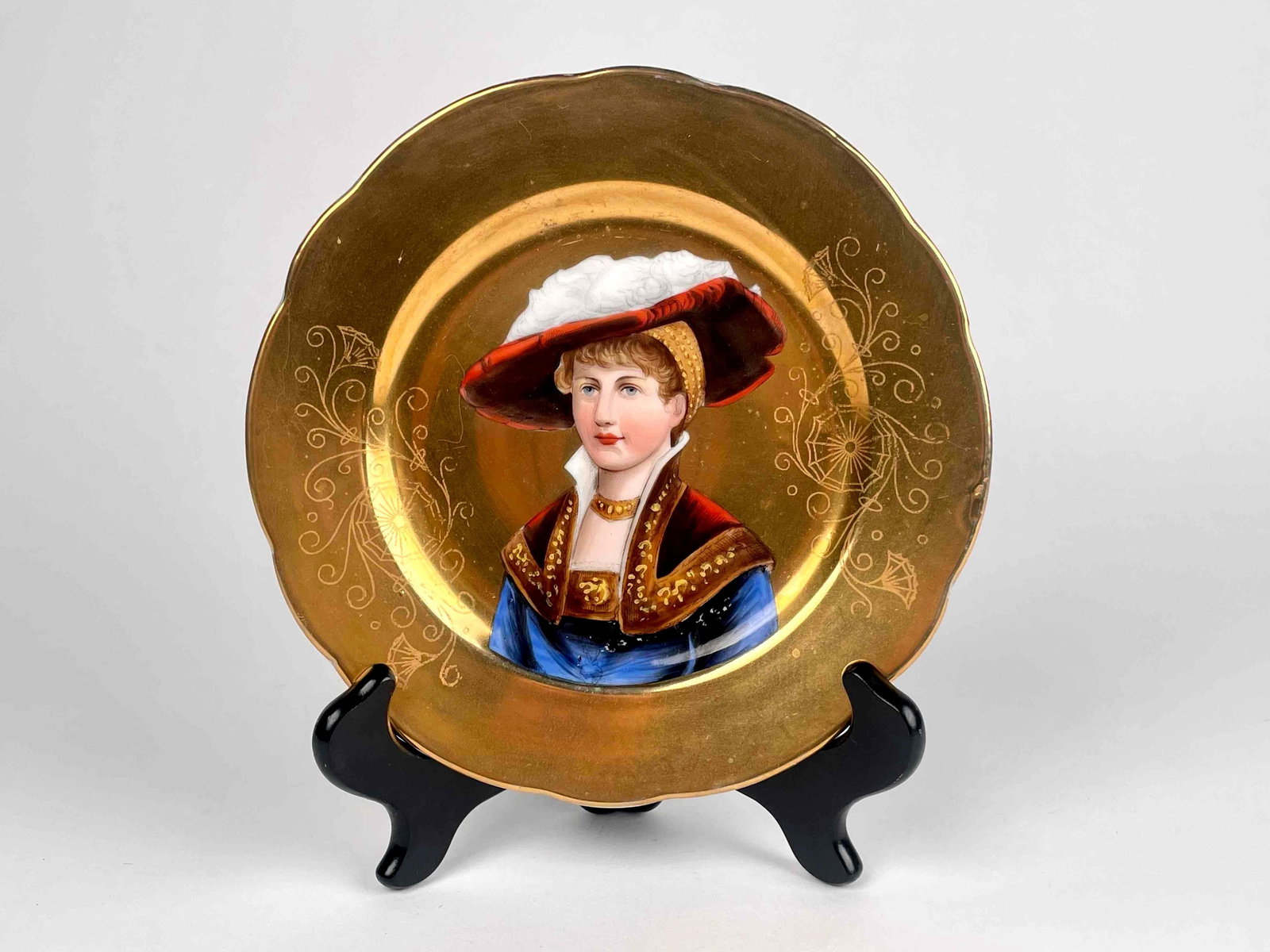 Royal Vienna Hand Painted Portrait Plate (1 of 12)