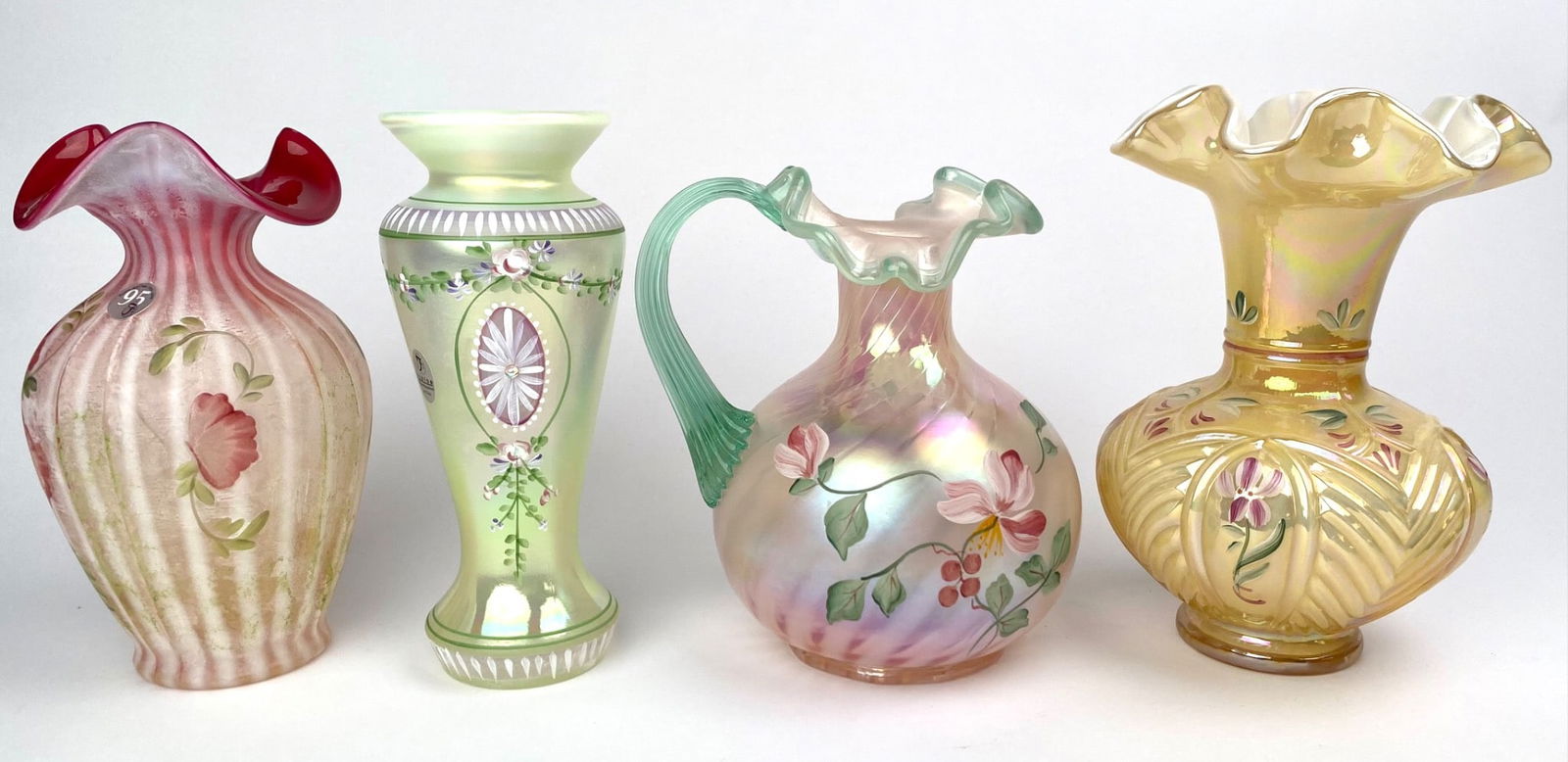 Collection of Fenton Glass Vases (1 of 11)