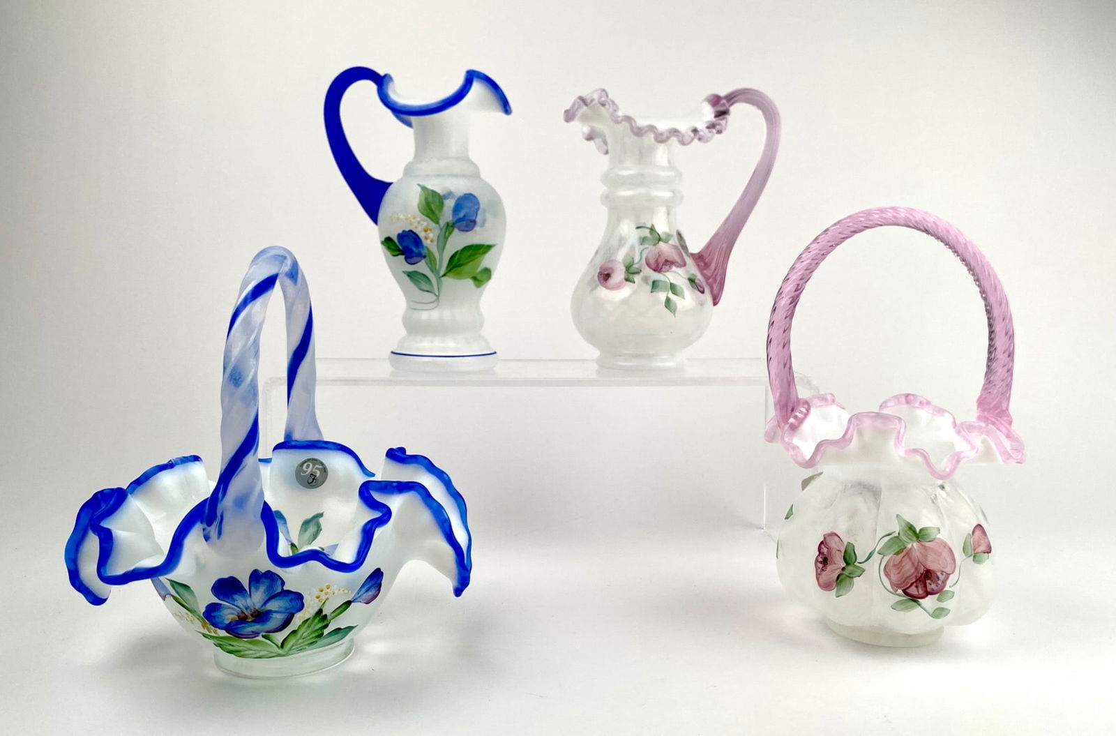 4 Fenton Glass Pieces (Diamond Optic, The Glass Legacy Collection) (1 of 11)