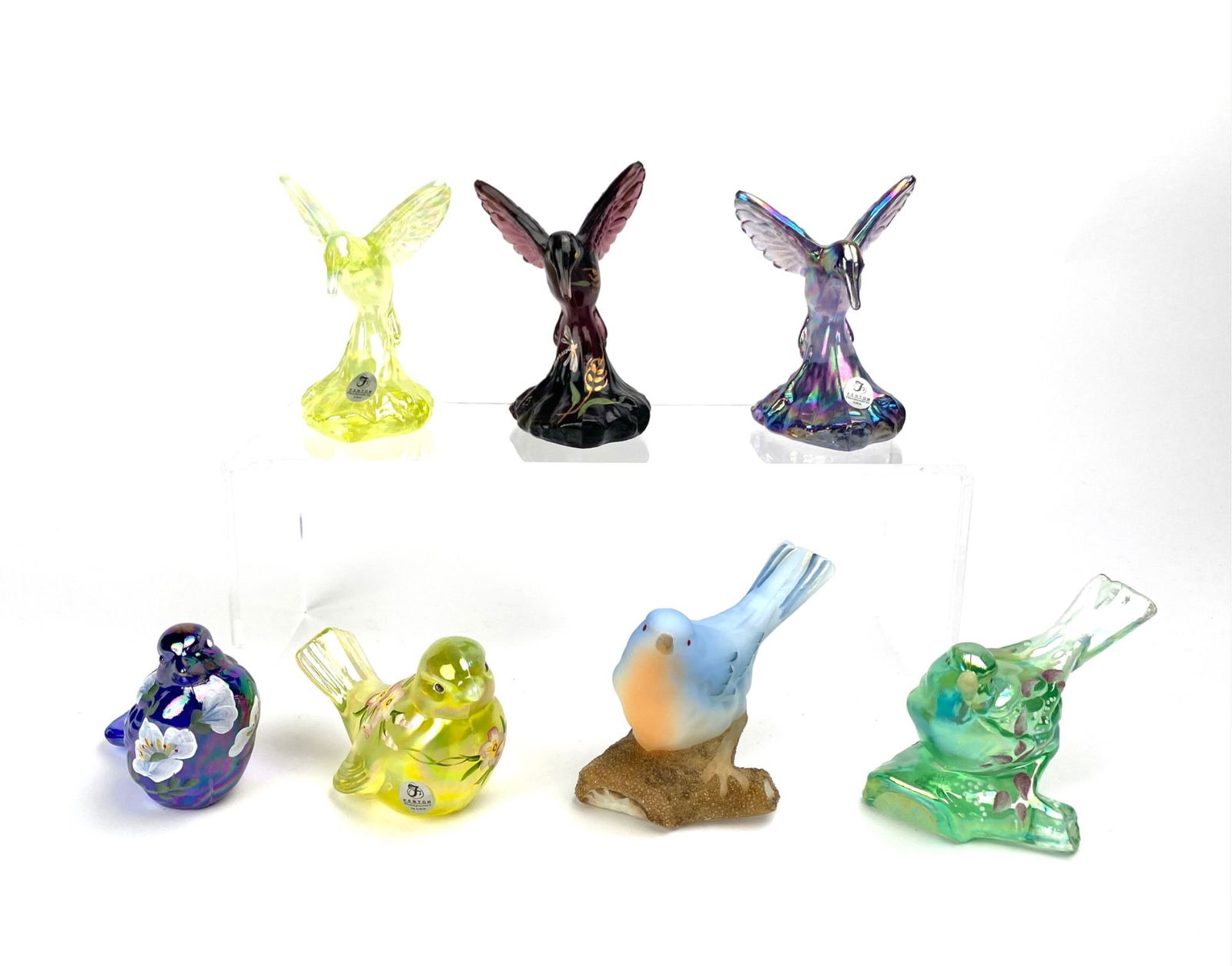 Fenton Glass Birds and Hummingbirds (1 of 10)
