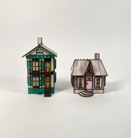 Forma Vitrum Stained Glass Houses in Original Boxes