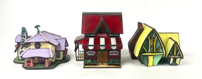 Set of Forma Vitrum Stained Glass Collectibles