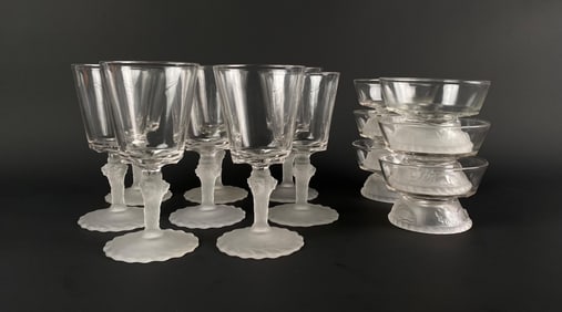 Gillinderd Sons Frosted Lions Glass Set