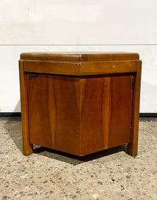 Mid Century Modern Lane Altavista Hexagonal Wooden End Table