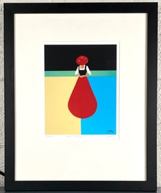 Framed Limited Edition Print Titled New Song by Jie Zhou