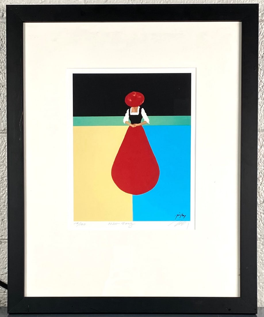 Framed Limited Edition Print Titled New Song by Jie Zhou (1 of 8)