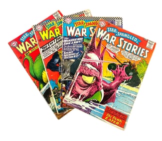 Star Spangled War Stories Comic Book Lot, DC Comics, 4 Issues
