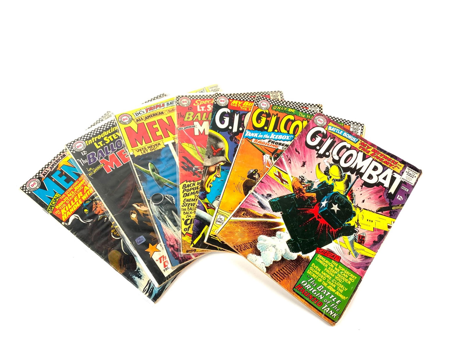 Lot of DC Comics Men of War and G.I. Combat Issues (1 of 10)