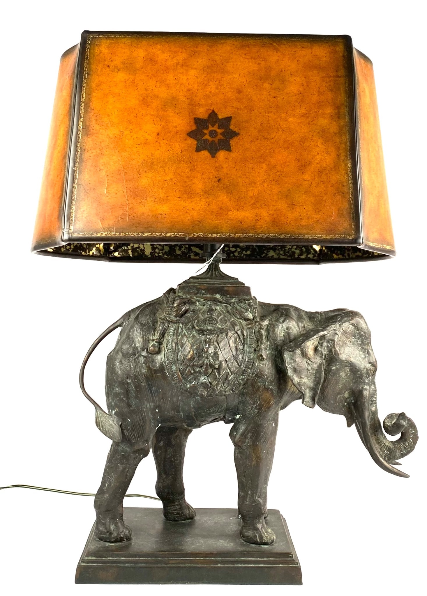 Maitland Smith Bronze Elephant Table Lamp (1 of 11)