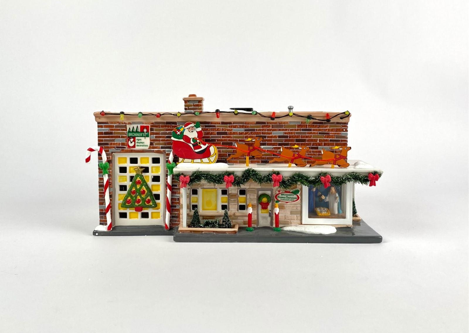 Department 56 Snow Village The Original Bronners Store Lighted Building (1 of 12)