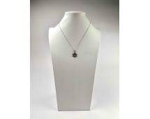 Star of David Sterling Silver Pendant and 14K Gold Chain