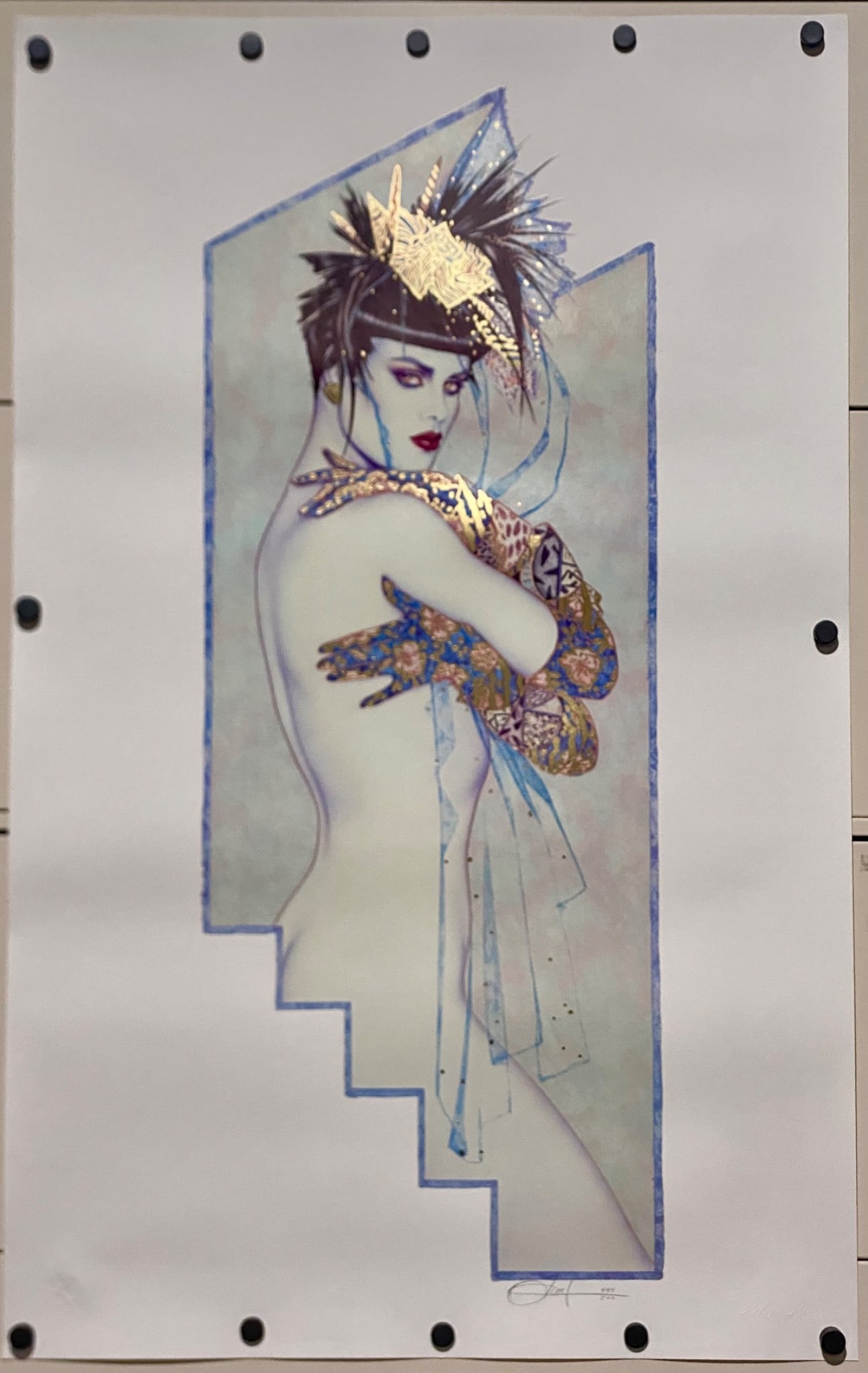 "Edge of Night" by Olivia De Berardinis Limited Edition Print Signed 444/500, Published by Robert (1 of 8)