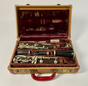 Alexandre Paris Vintage Clarinet with Case, Accessories, and Rico Reeds