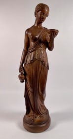 Basco Italian Reproduction Sculpture of Hebe