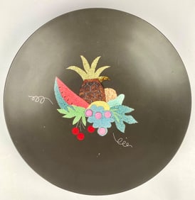 Vintage Couroc Large Fruit Bowl