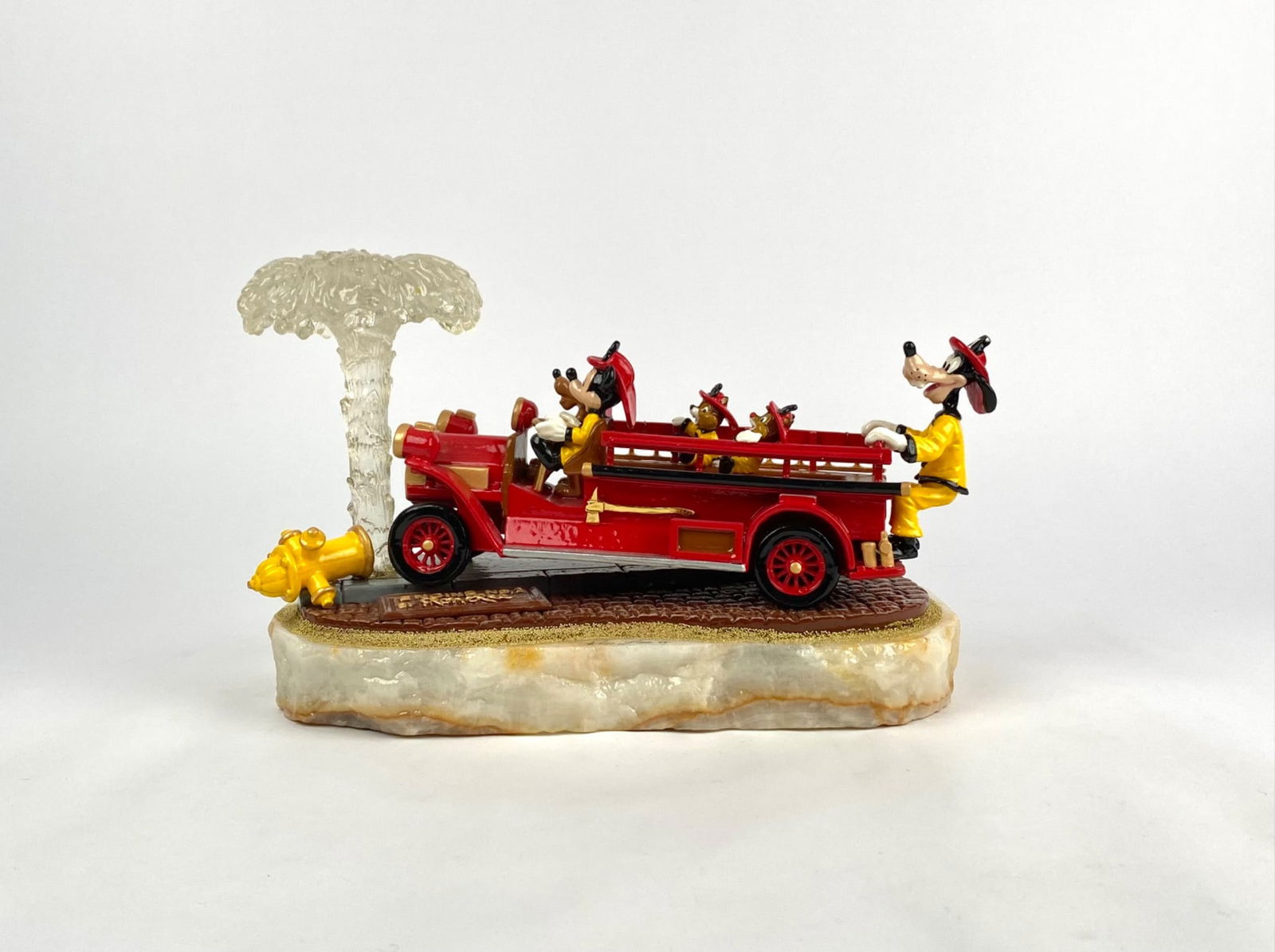 Ron Lee Signed Engine No. 1 Disney Fire Truck Sculpture (Disney, 1995)
