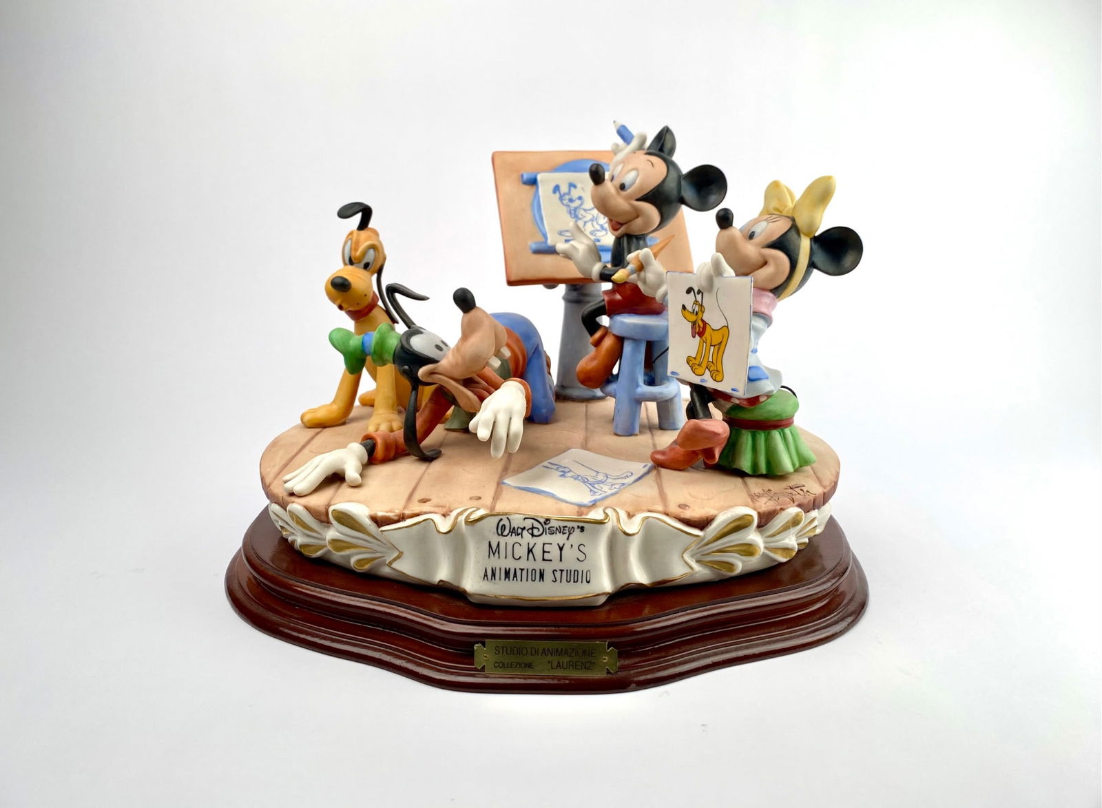 Capodimonte Disney Mickeys Animation Studio Porcelain Figurine (1 of 12)