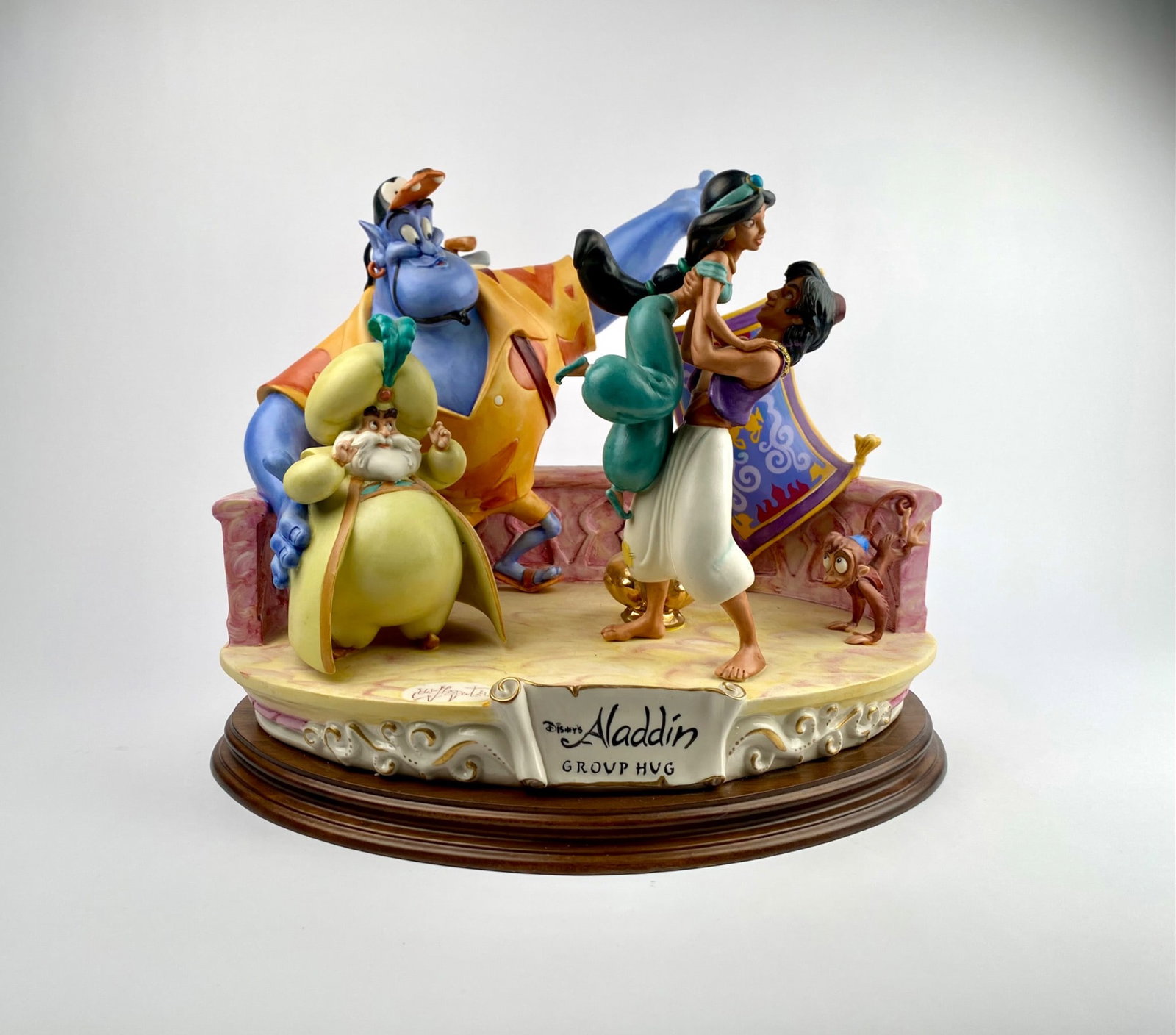 Large Disney Group Hug Capodimonte Laurenz Figurine (1 of 12)