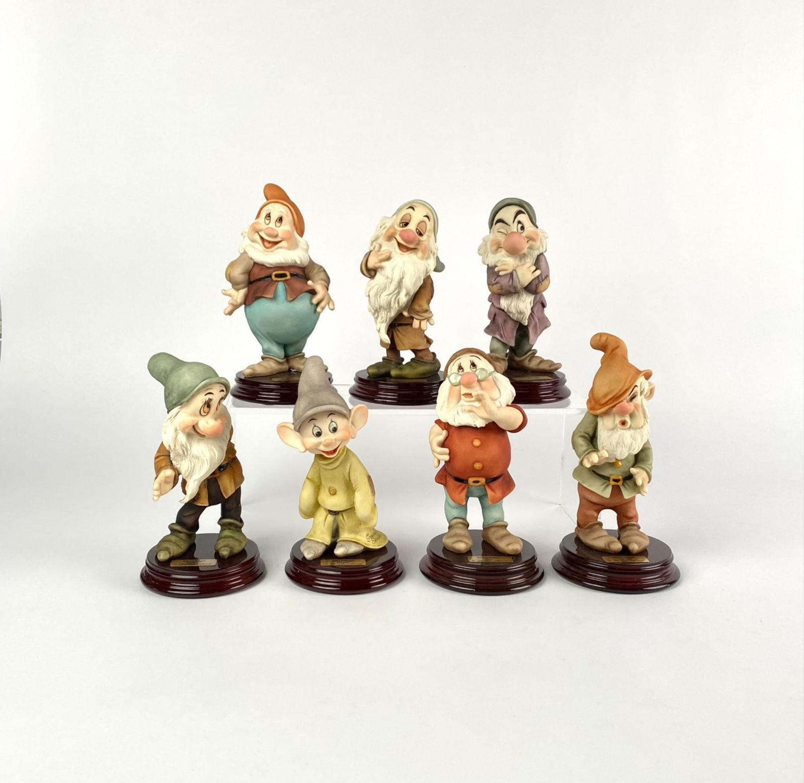 Florence Giuseppe Armani Seven Dwarfs Figurines (Original Boxes) (1 of 10)