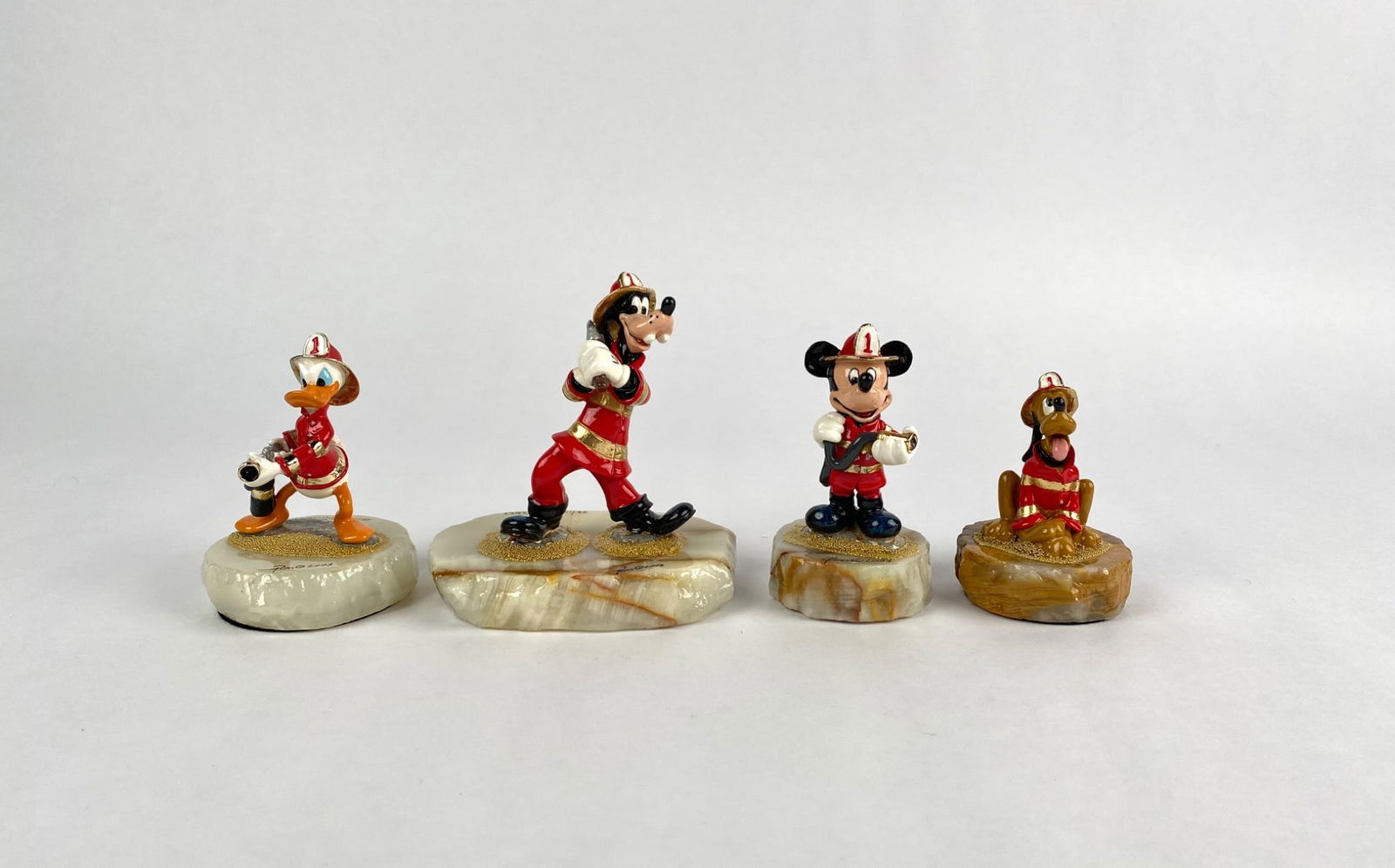 Set of 4 Disney Firefighter Figurines Limited Edition By Ron Lee  (1 of 11)