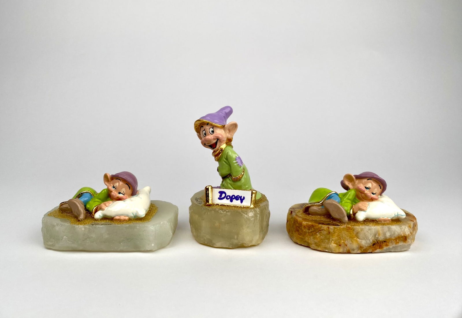 Set of 3 Disney Dopey Figurines By Ron Lee (1 of 12)