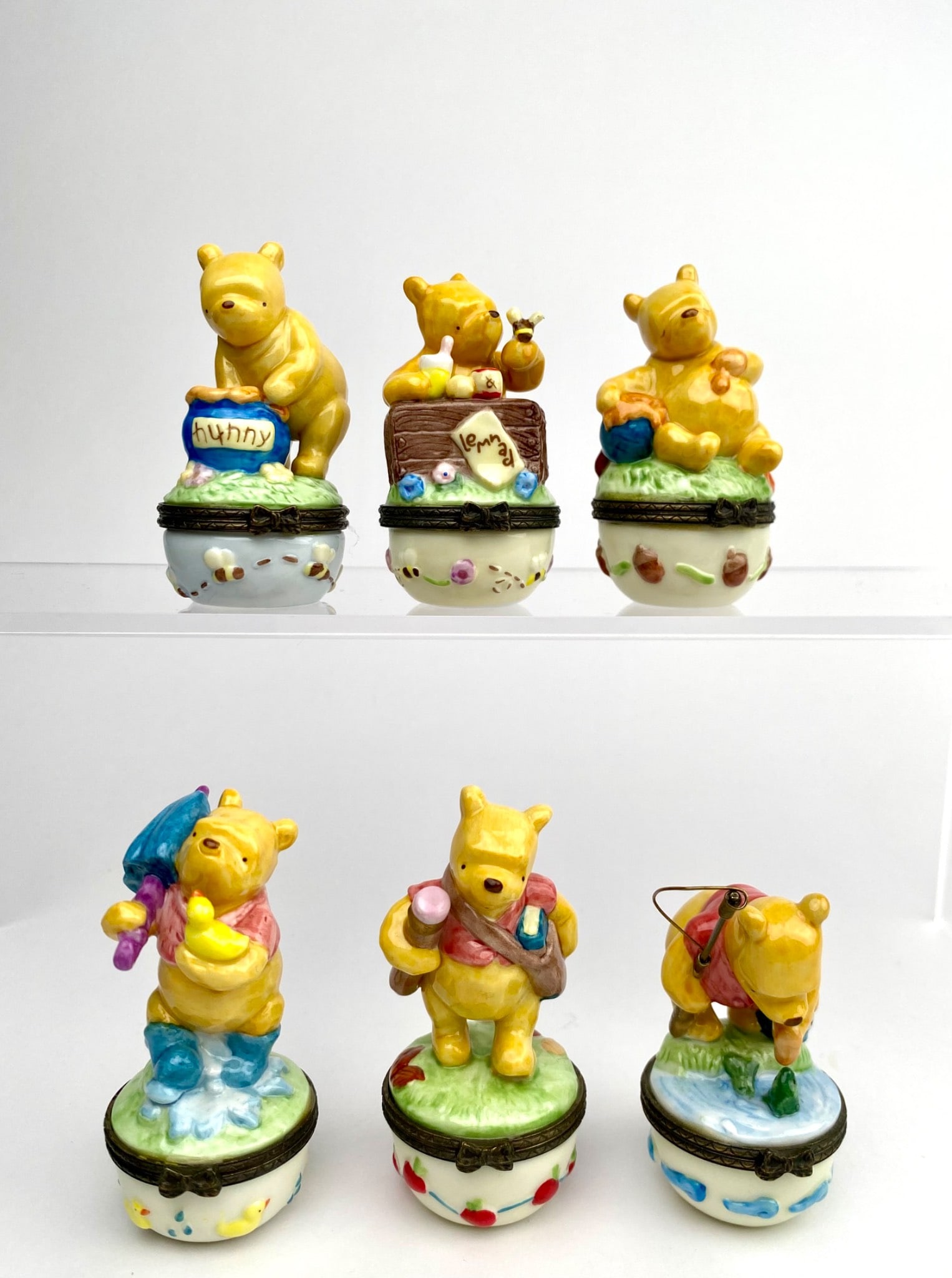 Set of 6 Disney Winnie the Pooh Keepsake Boxes by Midwest Cannon Falls (1 of 12)