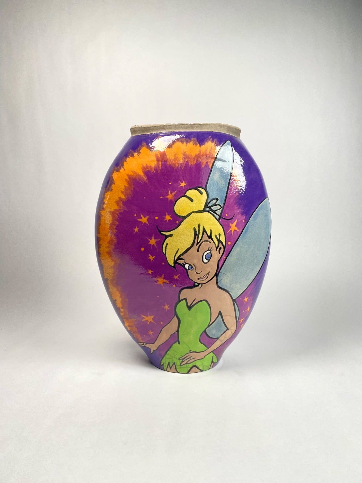 Amadio-Smith Disney Tinkerbell Ceramic Vase with COA (1 of 11)
