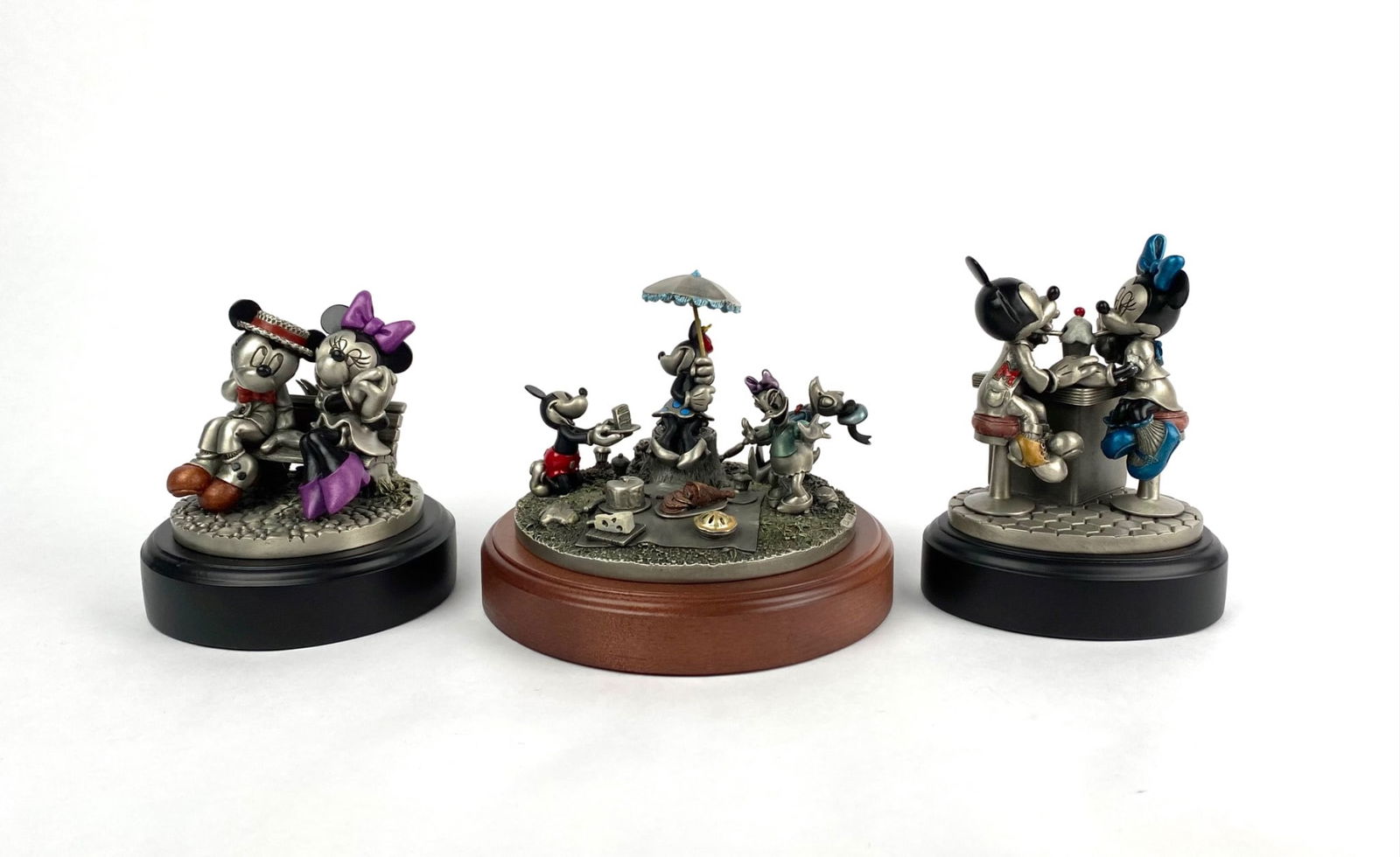 Set of Three Disney Pewter Figurines by Chilmark and Hudson Creek (1 of 12)